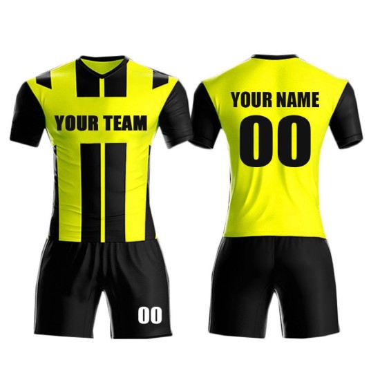 2025-2026 Custom Men's Football Uniforms Wholesale 100% Polyester National Team Soccer Wear Sublimation Jersey Set