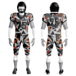 High Quality Custom Sublimation Breathable Summer American Football Jerseys Factory-Made Short Sleeves Low MOQ Uniforms