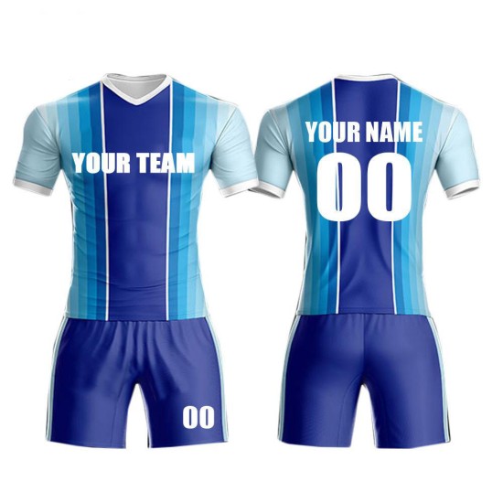 Custom High Quality Men's Custom Sublimation Soccer Uniform France, Soccer Jerseys Soccer Uniforms Sets