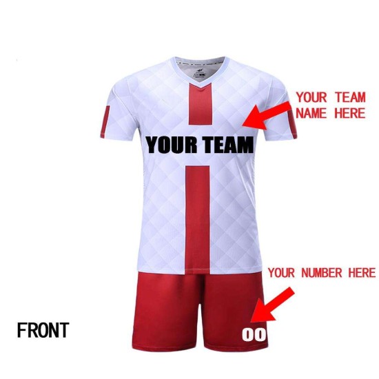 Wholesale Custom Men's Soccer Uniforms Cheap 100% Polyester Football Jerseys Kits France Soccer Jerseys Sublimation Camisetas