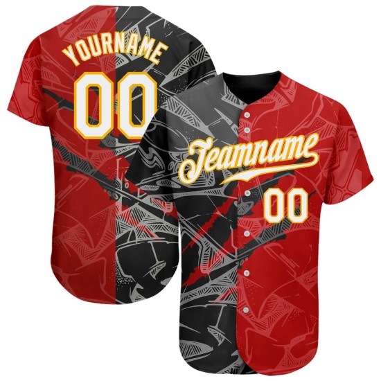 Custom Logo 3D Pattern Embroidery Baseball & Softball Uniform Breathable Sublimation Jersey Style Shirt