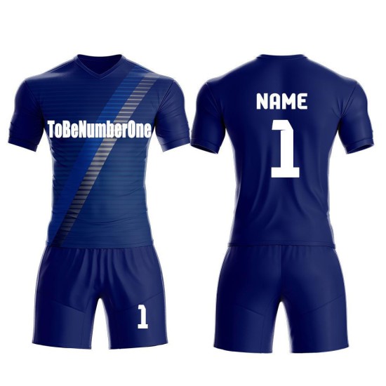 Breathable Soccer Wear Kit Custom Football Jerseys Soccer T-shirt Uniform Sublimated 2 Piece Soccer Jersey Set