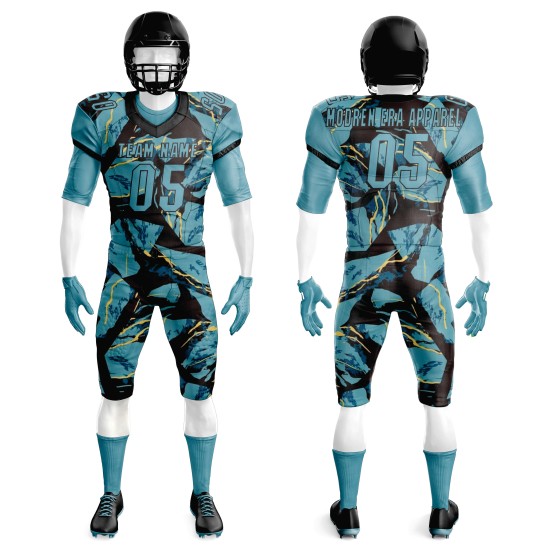 Wholesale 100% Polyester Tackle Twill Youth Top Customizable New Arrival American Football Uniform Breathable Sets Style