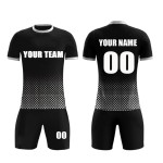 Custom Designed Soccer Club Team Uniforms New France Jersey Shirt Sublimated Print Personalization for Adults