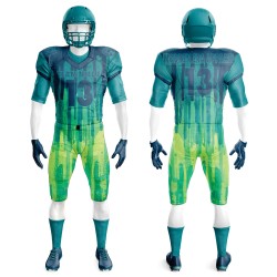 New Model Reversible American Football Uniforms Personalized Short Sleeve Mesh Jersey Sublimated Printed for Summer Use