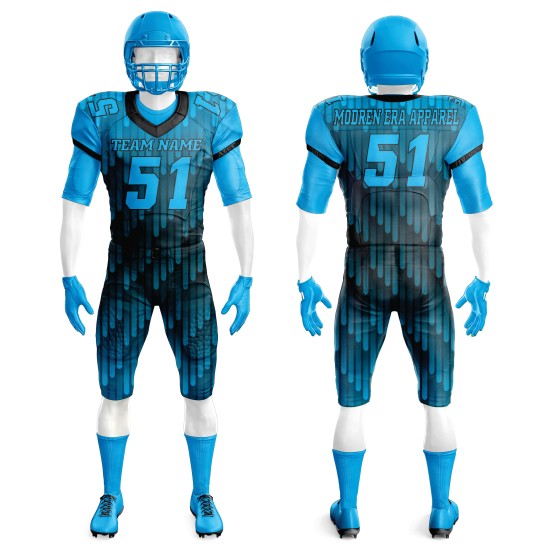 Fully Customized Sublimation American Football Uniforms in High Quality Printed American Football Uniforms