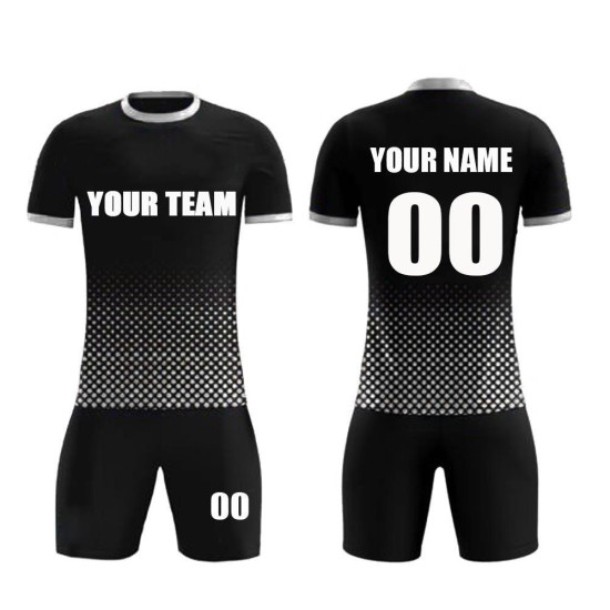 High Quality Men's Football Kits Soccer Custom Name Football Team Jersey Design Models Full Set Sublimation Soccer Uniforms