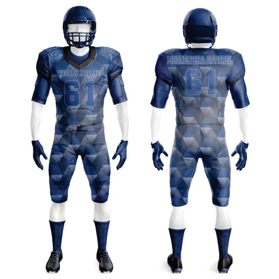 Factory Direct American Football Uniforms Custom Full Sublimation Jersey Sets for Youth Teams Breathable Plus Size Design