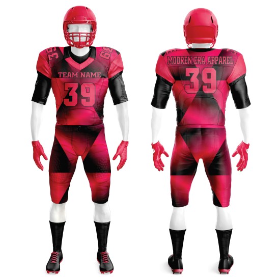 Factory Direct American Football Uniforms Custom Full Sublimation Jersey Sets for Youth Teams Breathable Plus Size Design